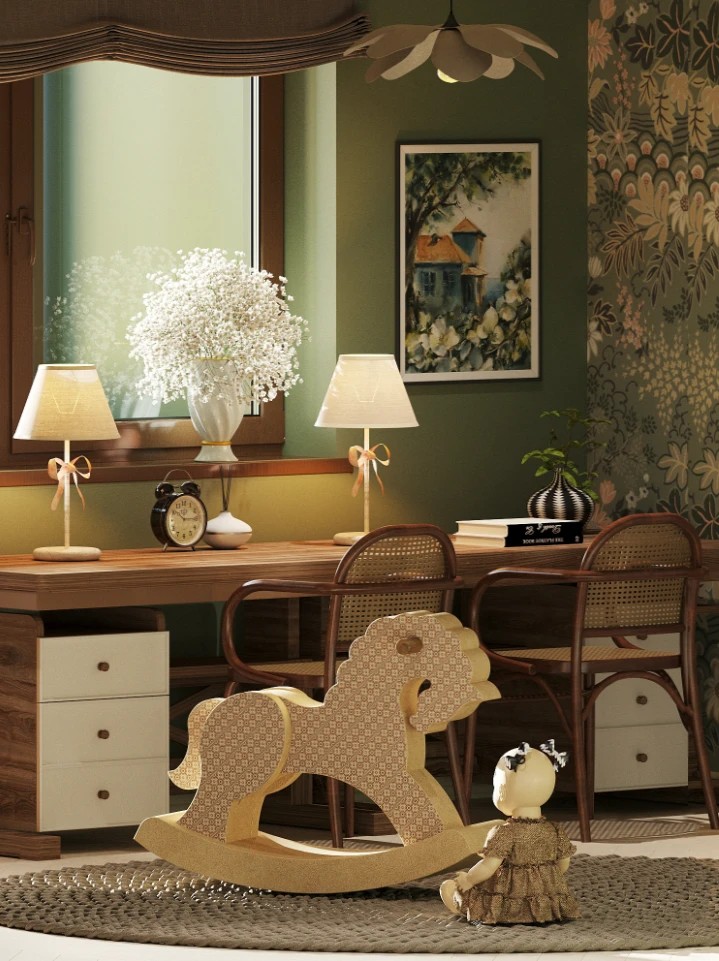 Children's room for two girls.