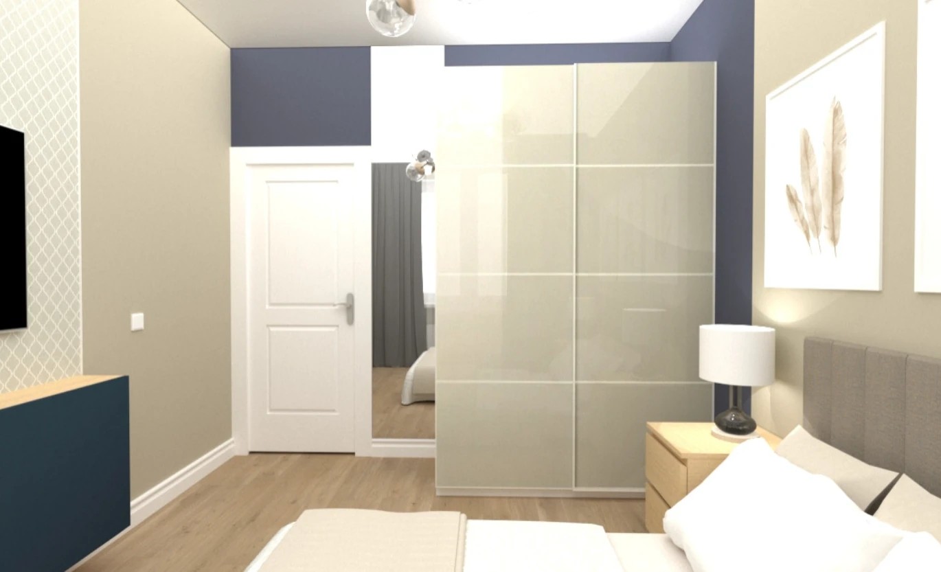 Яркая евродвушка в ЖК Гринландия-2 для молодой женщины