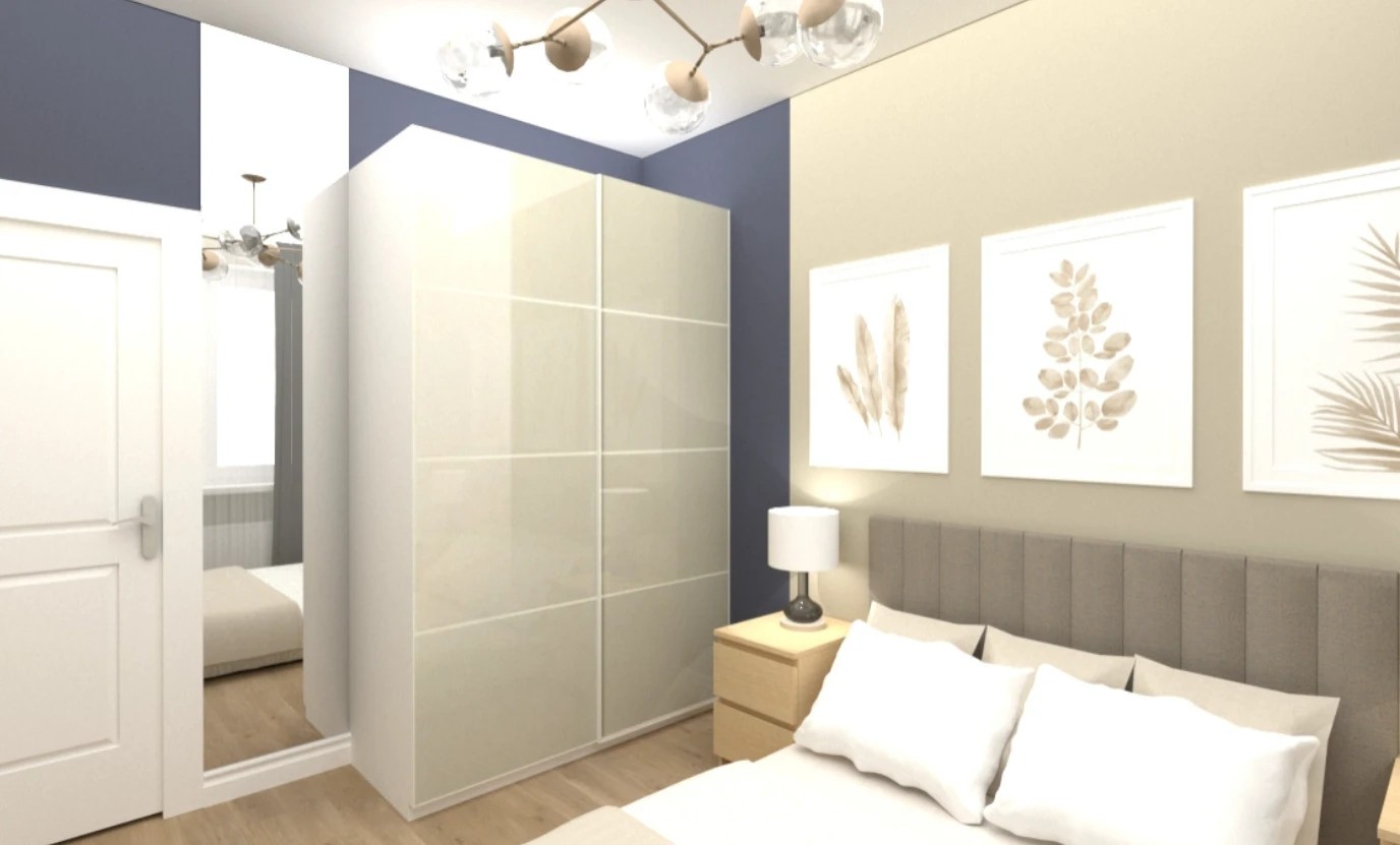 Яркая евродвушка в ЖК Гринландия-2 для молодой женщины