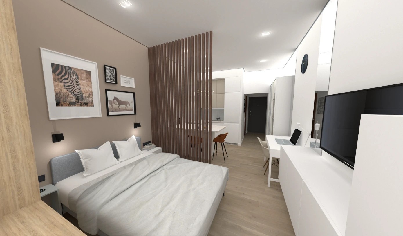 Квартира-студия 28 кв.м для студента