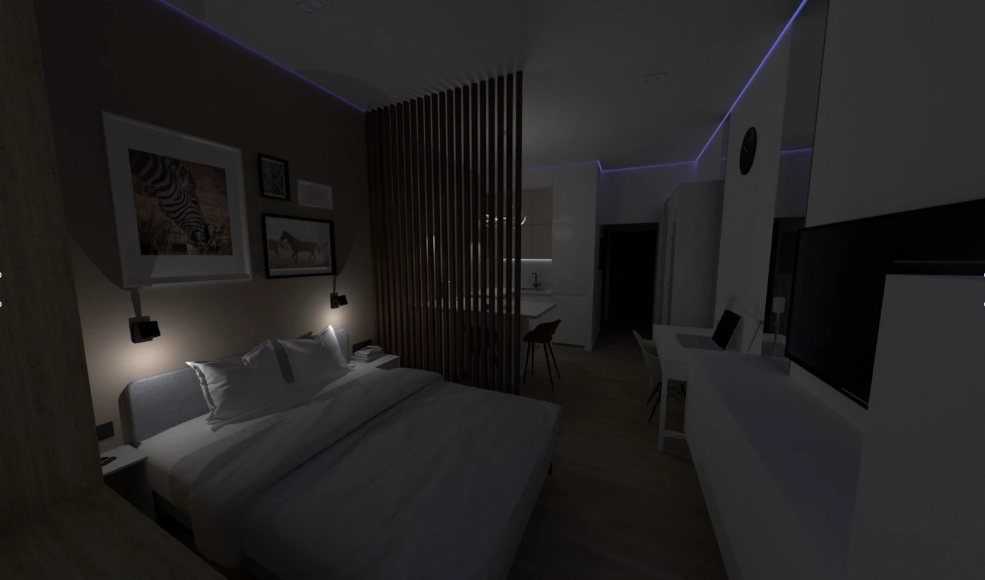 Квартира-студия 28 кв.м для студента