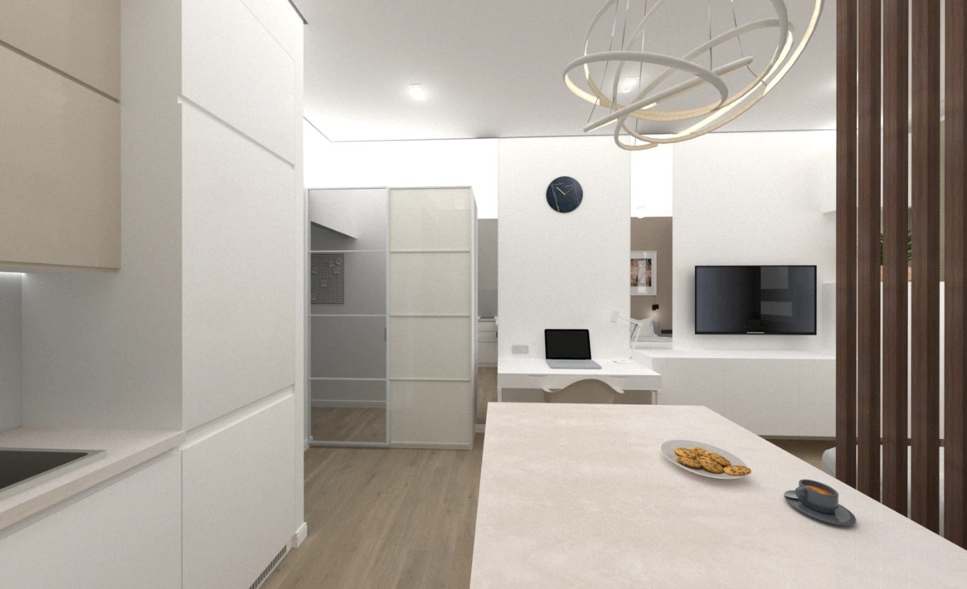 Квартира-студия 28 кв.м для студента