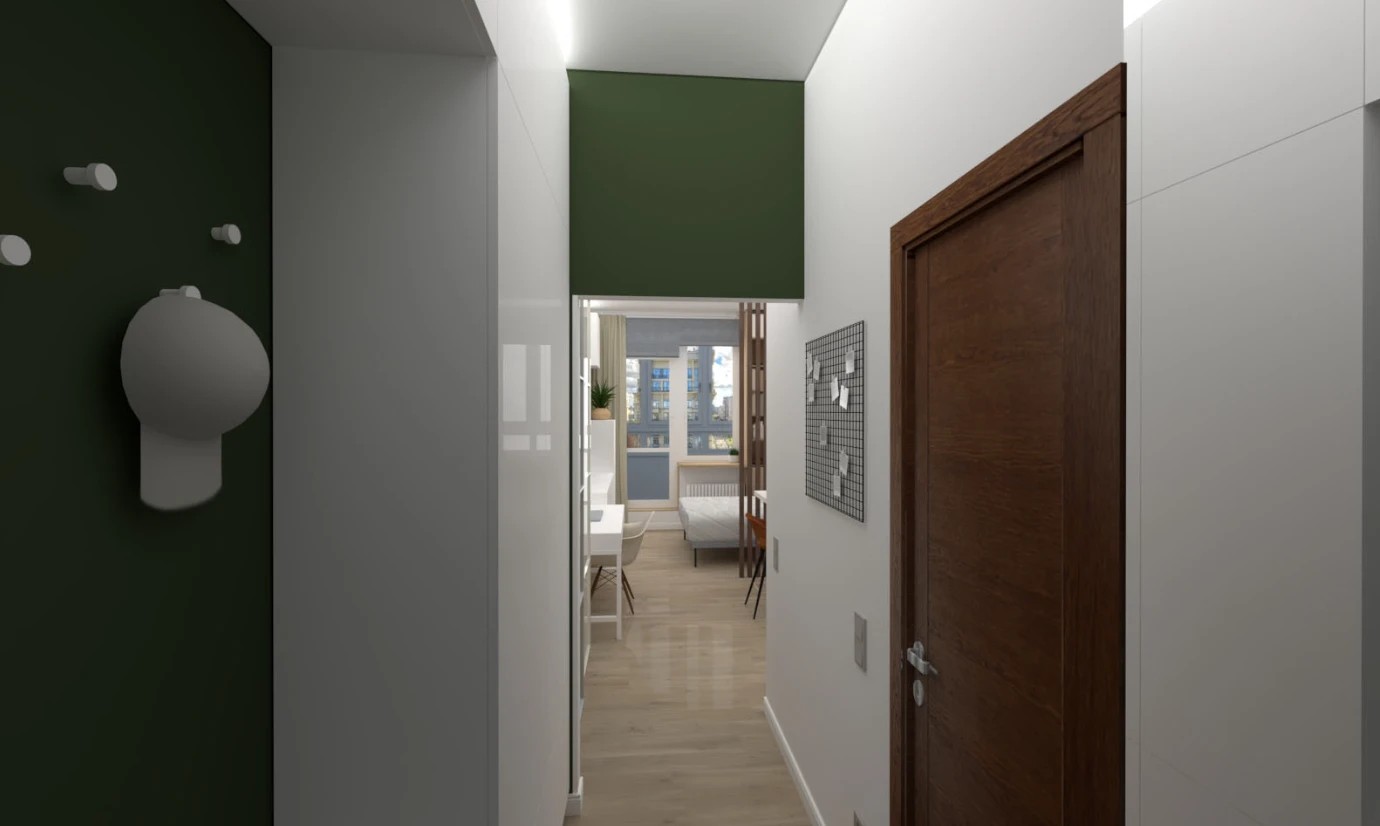 Квартира-студия 28 кв.м для студента