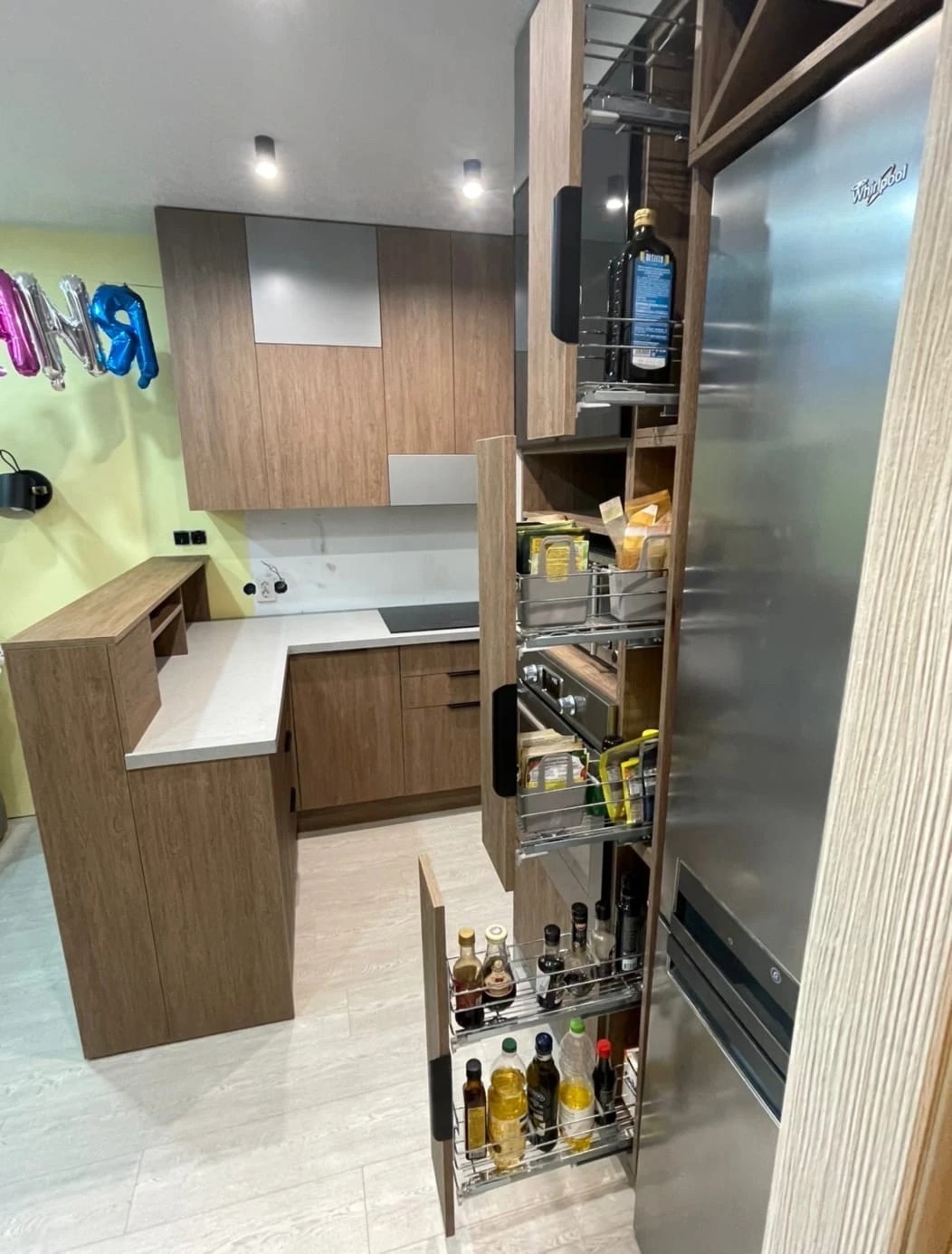 Кухня-столовая для семьи в ЖК "Я-Романтик"