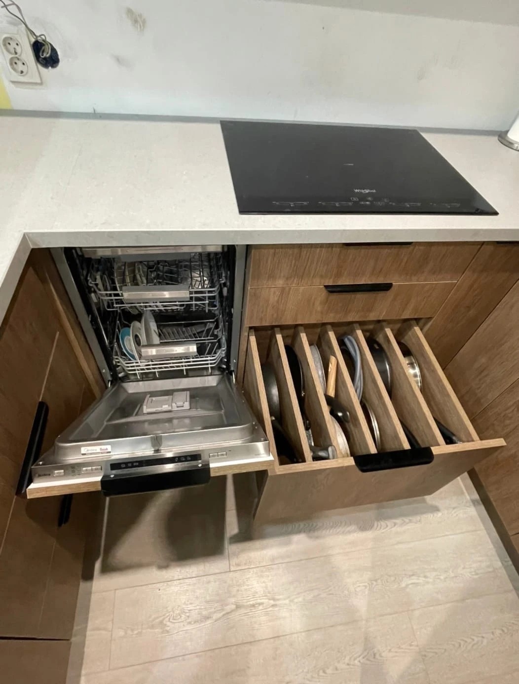 Кухня-столовая для семьи в ЖК "Я-Романтик"