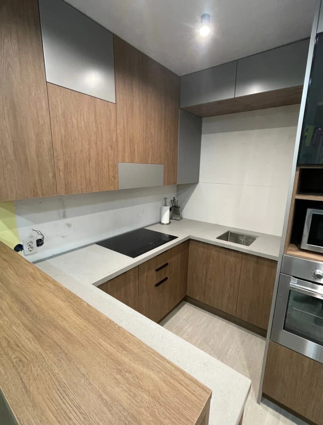 Кухня-столовая для семьи в ЖК "Я-Романтик"