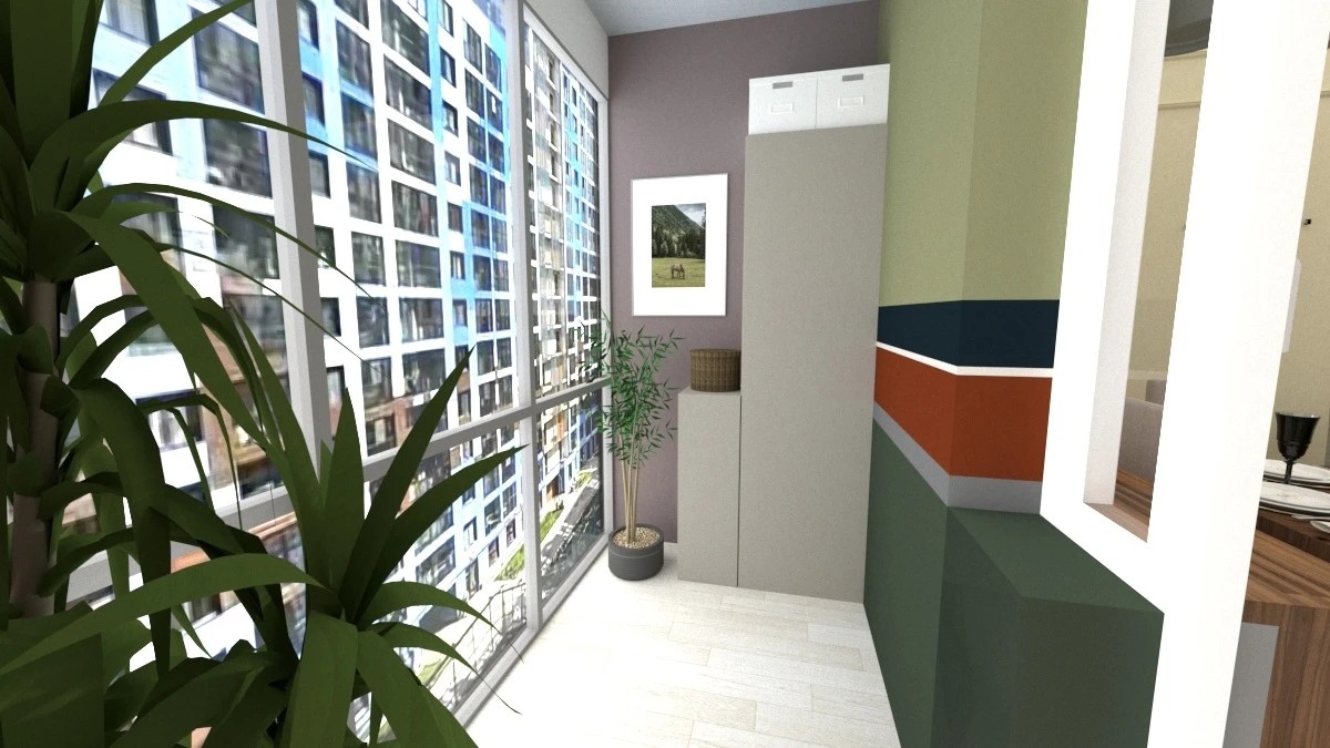 Кухня-столовая для семьи в ЖК "Я-Романтик"