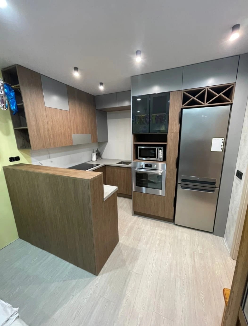 Кухня-столовая для семьи в ЖК "Я-Романтик"