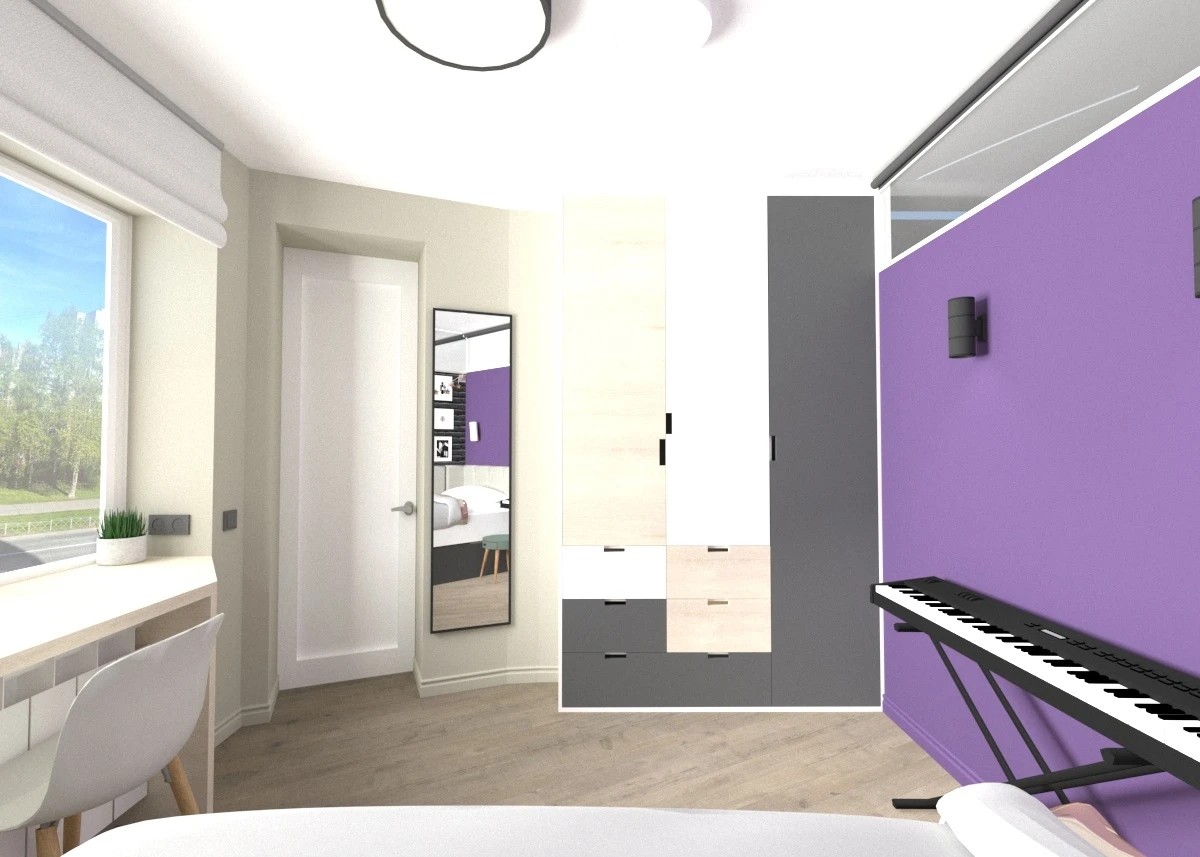 Комната для девочки-подростка 12 лет