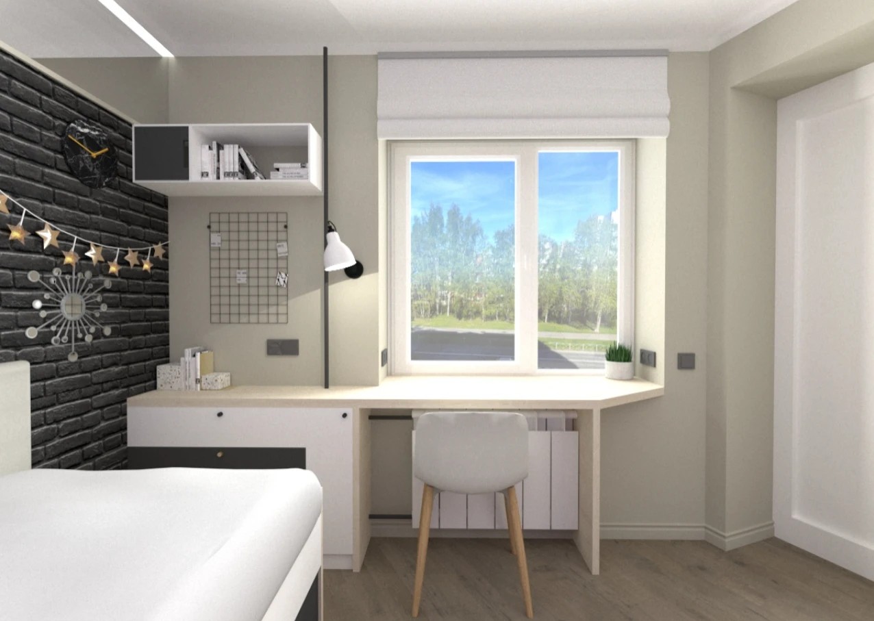 Комната для девочки-подростка 12 лет