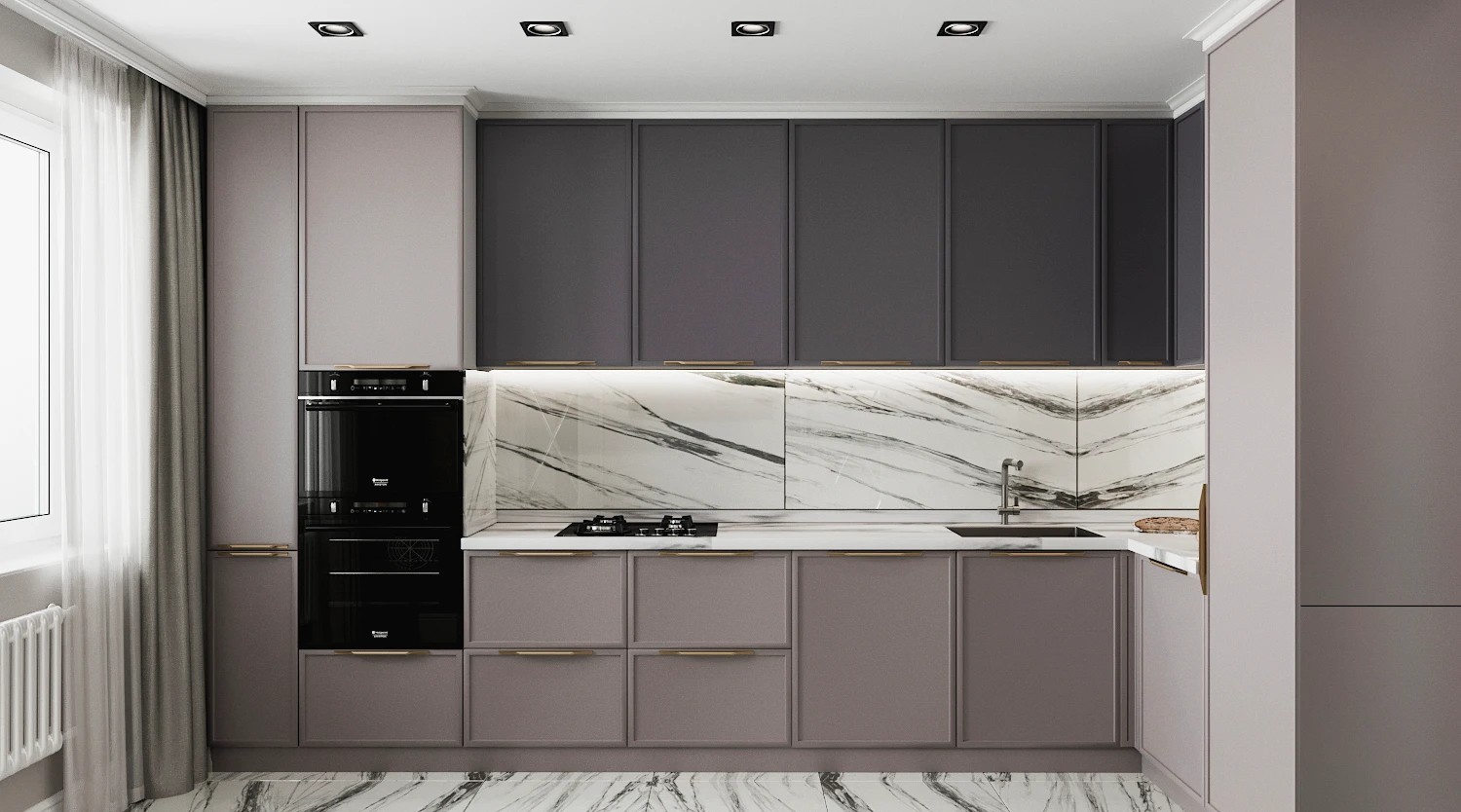 Проект квартиры в ЖК "Олимпийская"