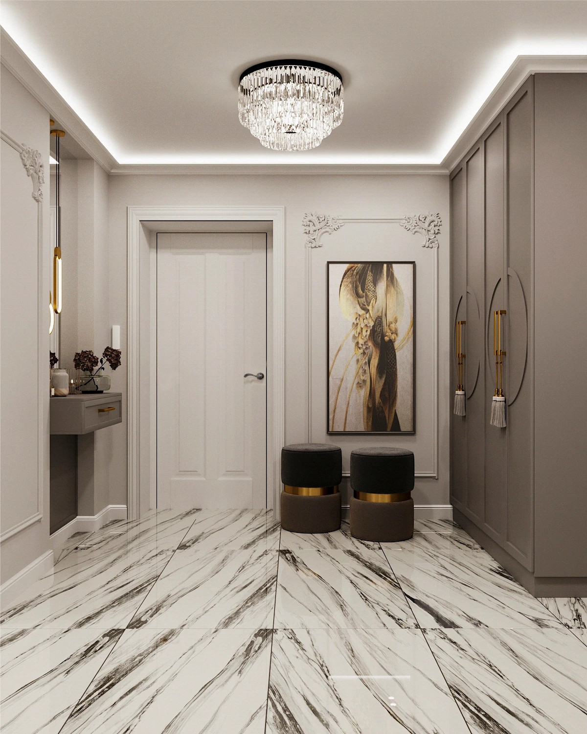 Проект квартиры в ЖК "Олимпийская"