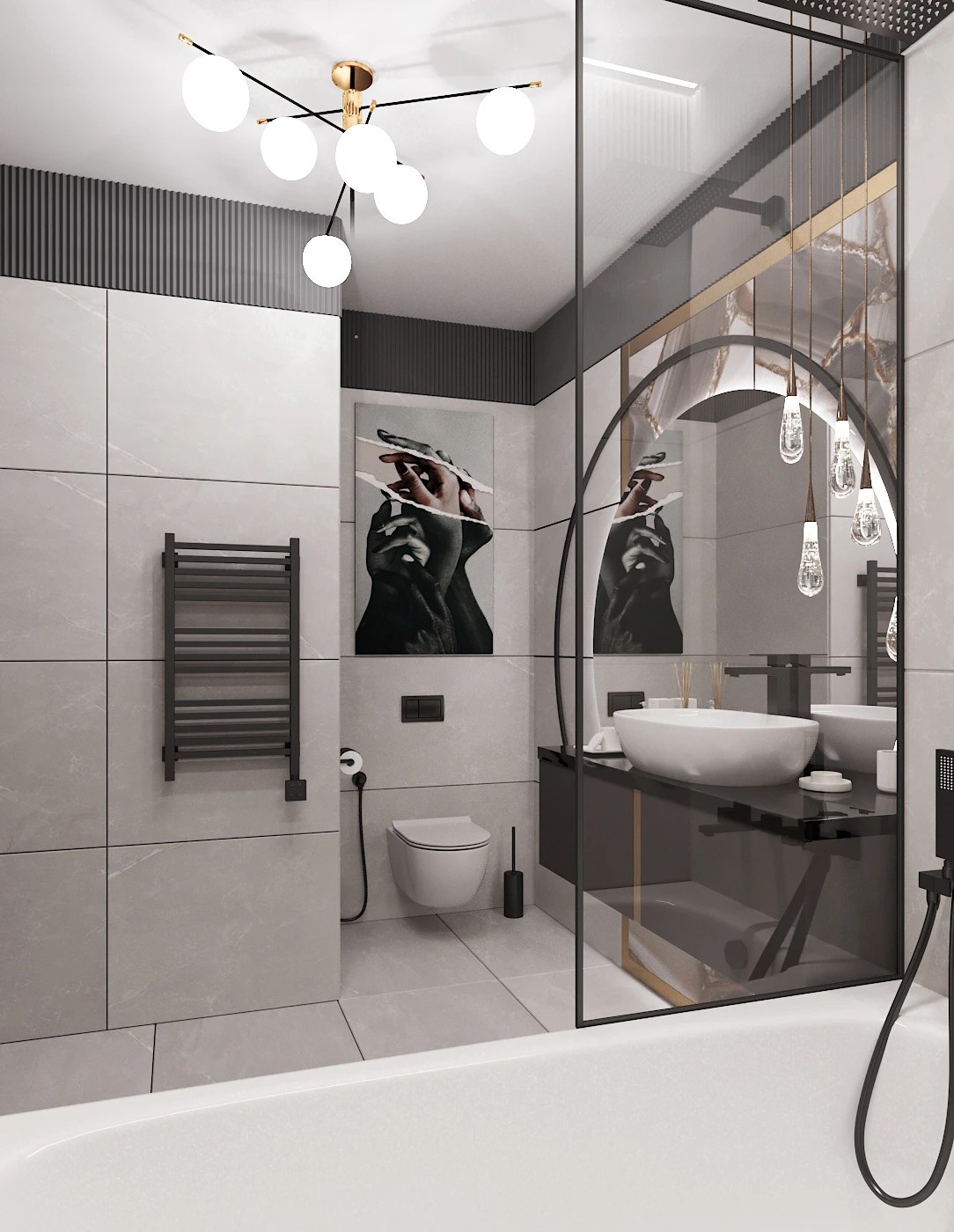 Квартира в ярких оттенках