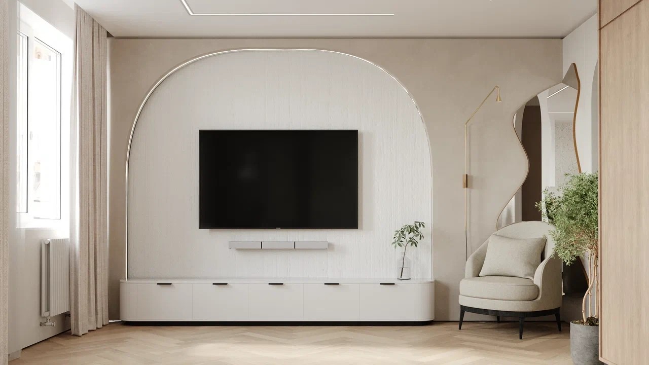 Стильный минимализм (ЖК ПЕТРОВСКИЙ КВАРТАЛ НА ВОДЕ)