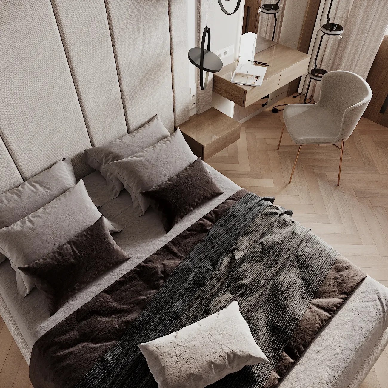 Стильный минимализм (ЖК ПЕТРОВСКИЙ КВАРТАЛ НА ВОДЕ)