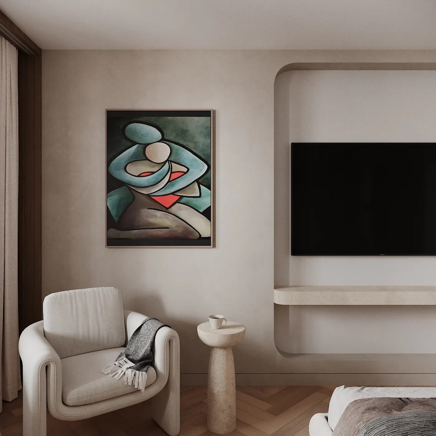 Стильный минимализм (ЖК ПЕТРОВСКИЙ КВАРТАЛ НА ВОДЕ)