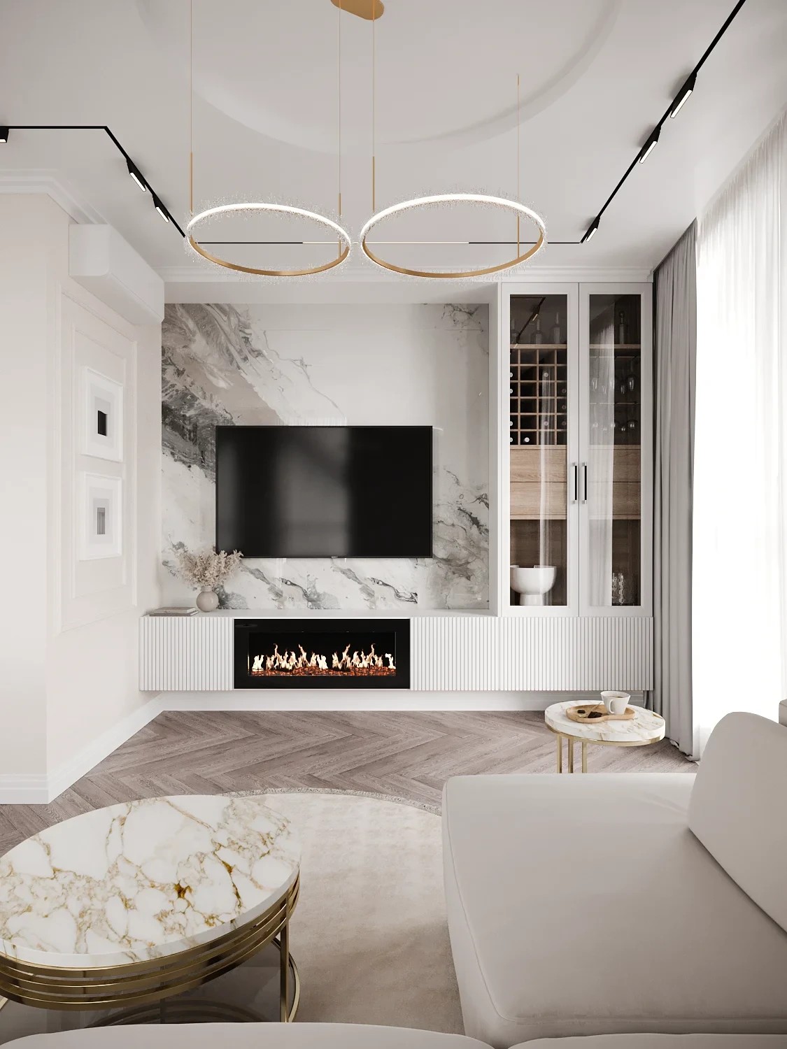 Персиковая неоклассика (ЖК ГОЛДЕН СИТИ)