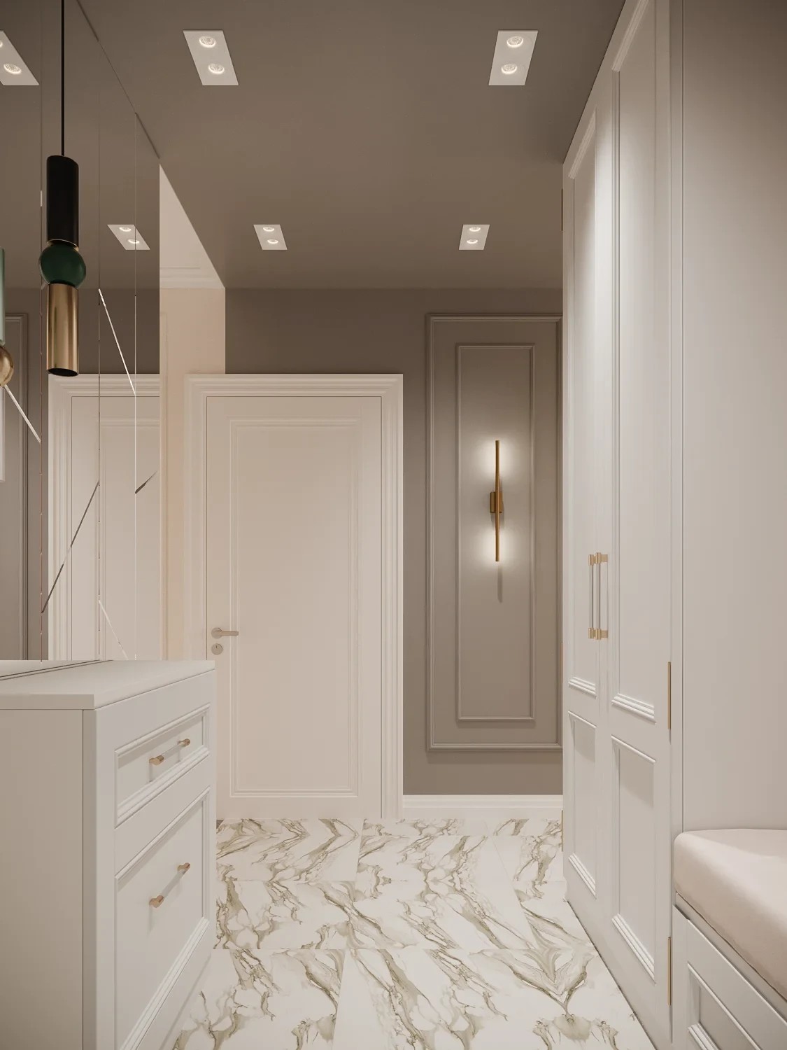 Персиковая неоклассика (ЖК ГОЛДЕН СИТИ)