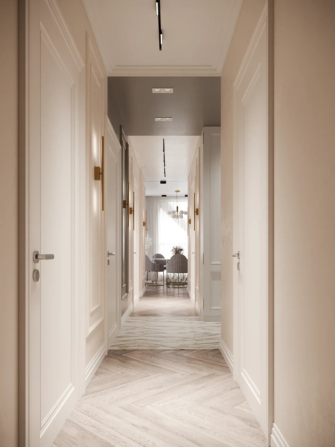 Персиковая неоклассика (ЖК ГОЛДЕН СИТИ)