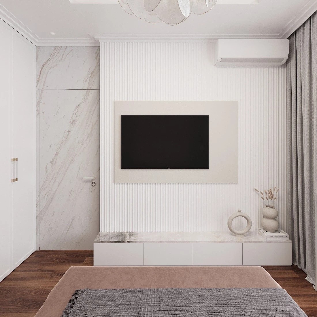 Персиковая неоклассика (ЖК ГОЛДЕН СИТИ)