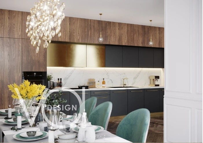 Кухня, гостиная, две детские