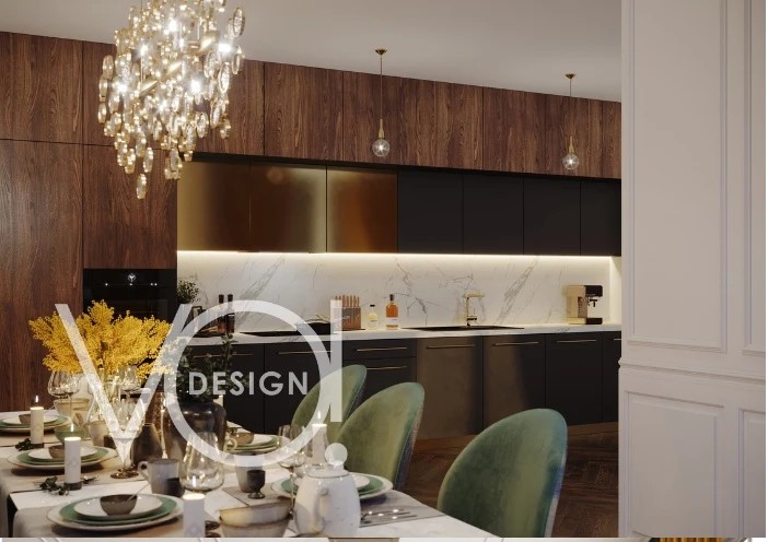 Кухня, гостиная, две детские