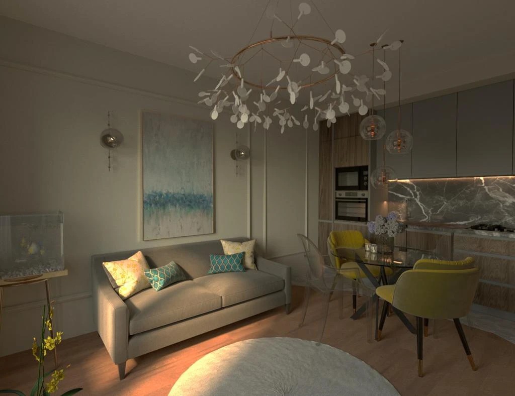 Небольшая квартира для девушки в ЖК Английская миля