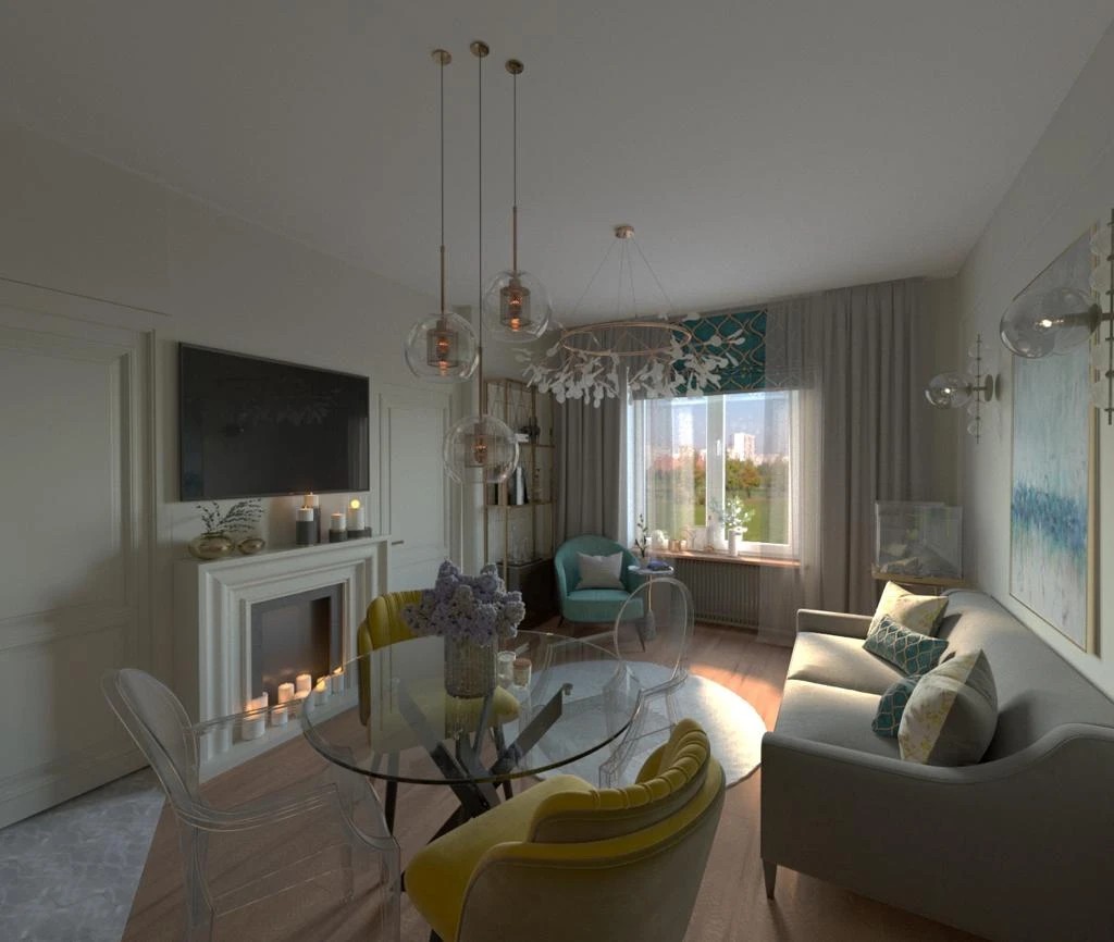 Небольшая квартира для девушки в ЖК Английская миля