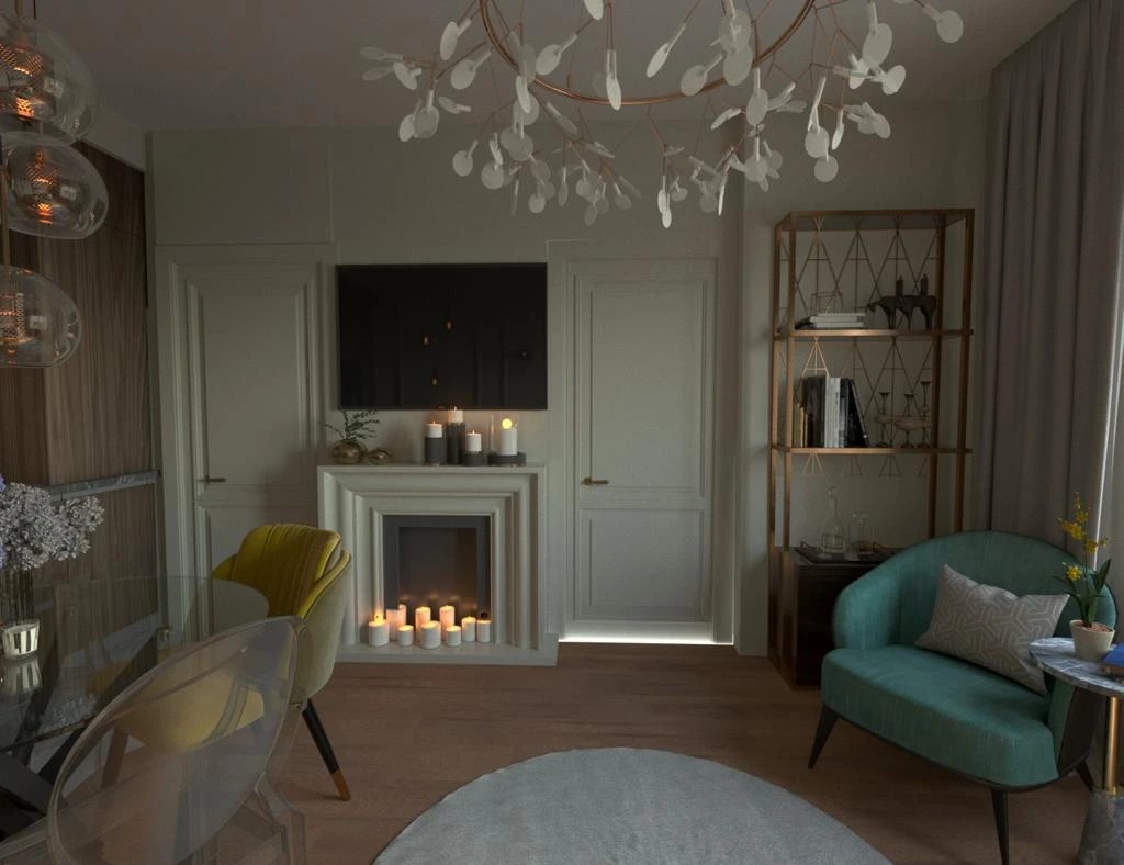 Небольшая квартира для девушки в ЖК Английская миля