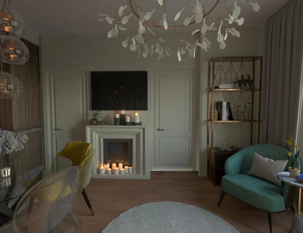 Небольшая квартира для девушки в ЖК Английская миля