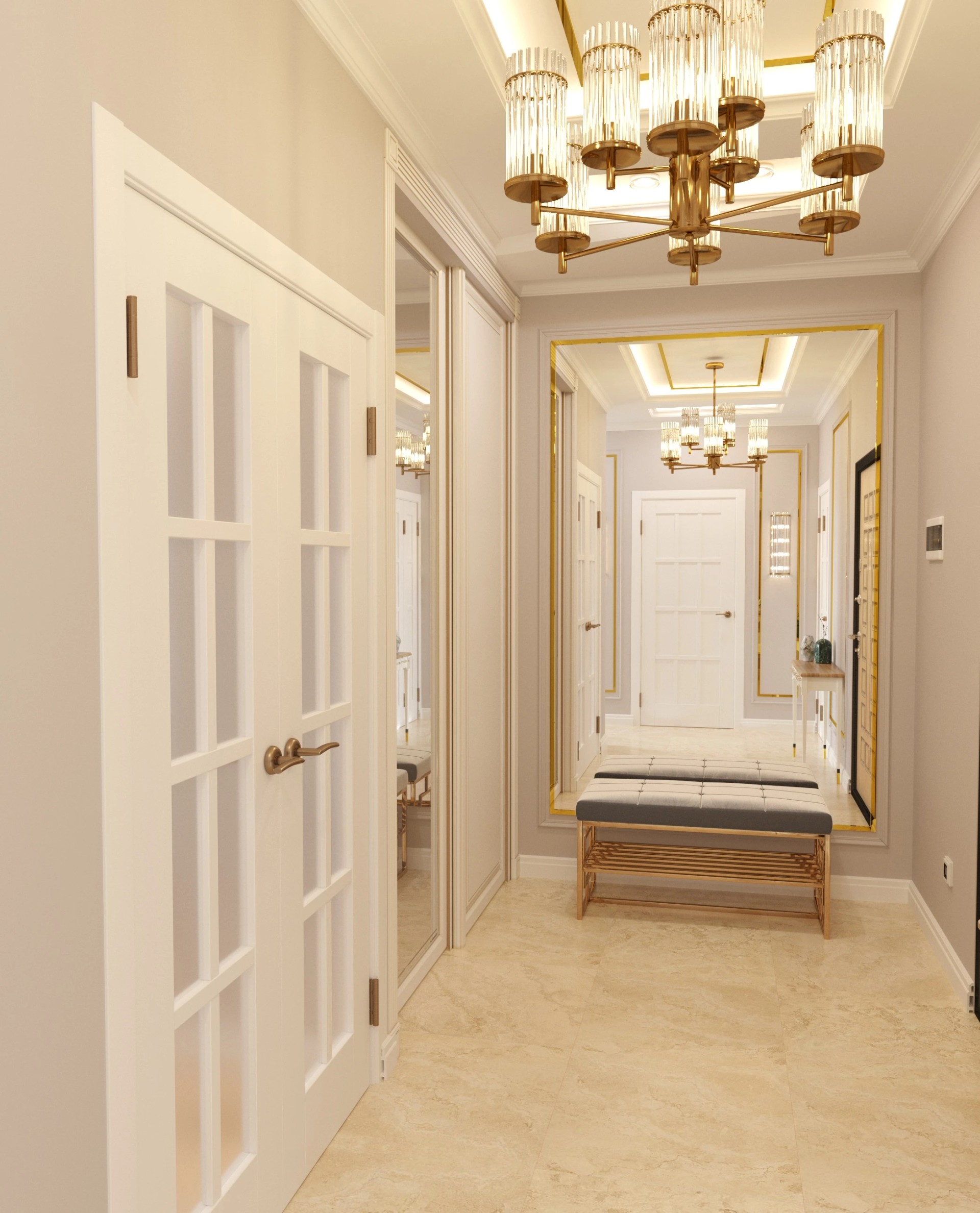 Квартира 60 кв.м в выдержанных тонах