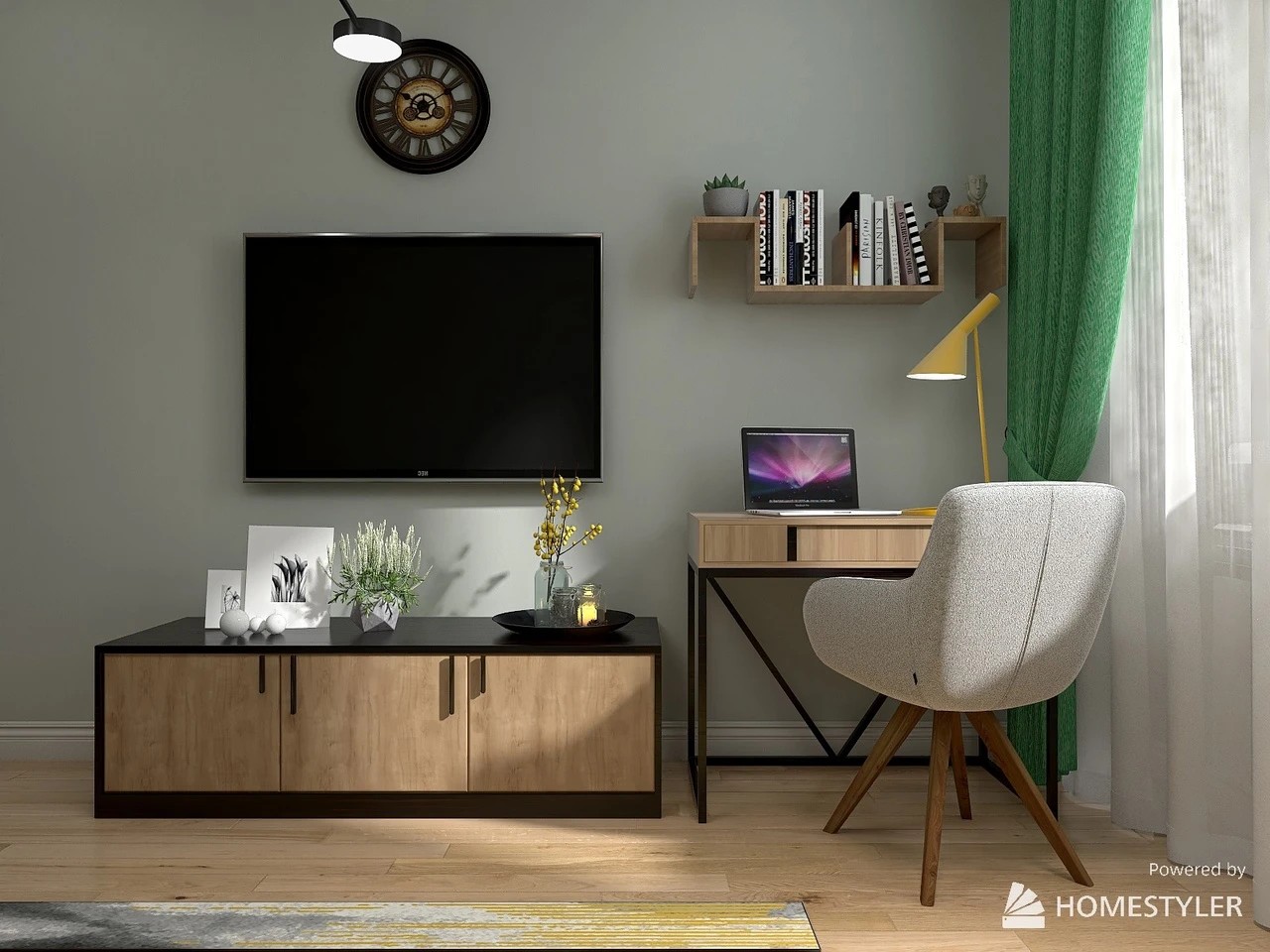 Объект - кабинет с возможностью оставить гостей на ночь