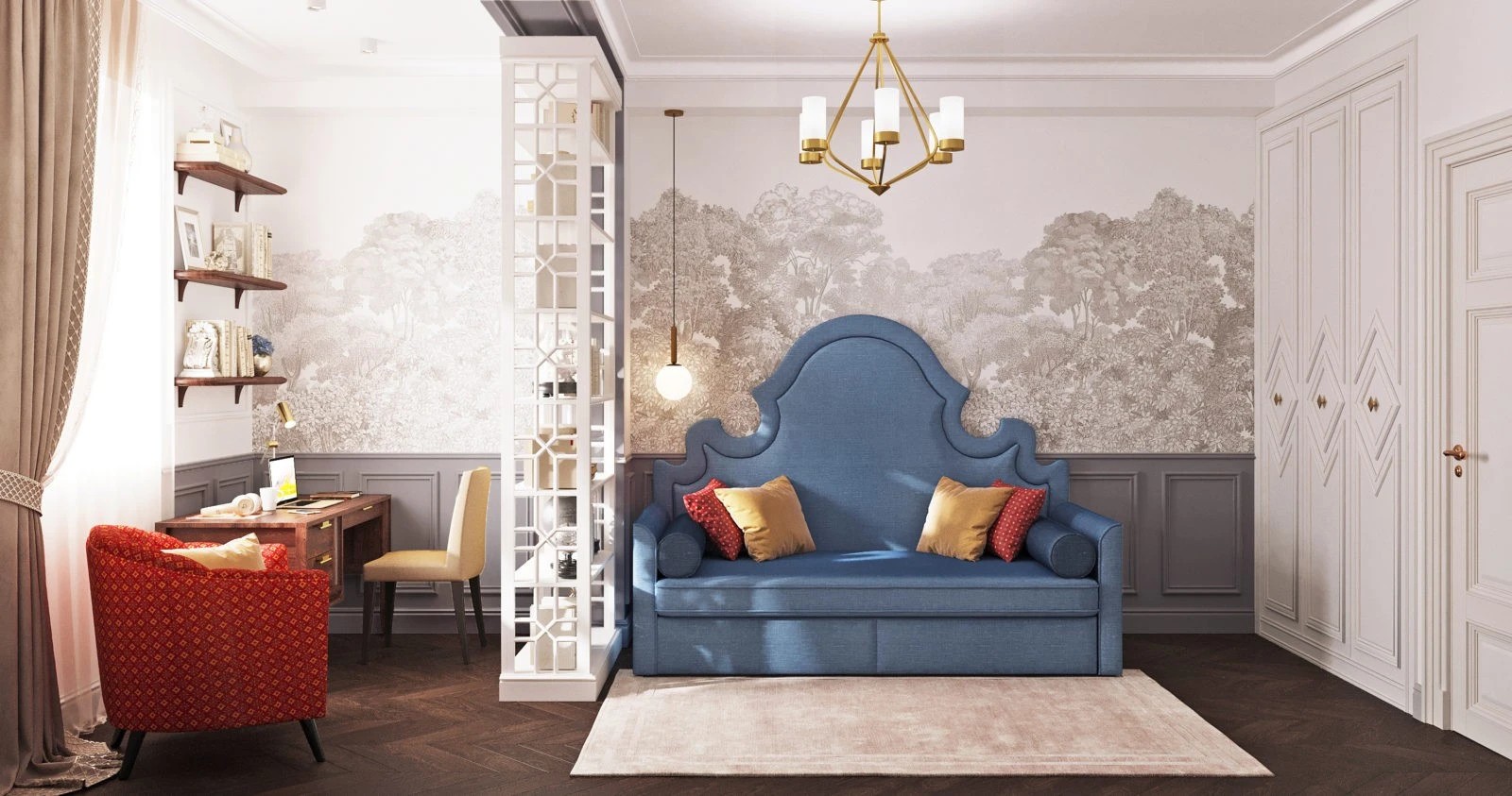 ПРОЕКТ КВАРТИРЫ В ЖК ПЕТРОГРАДЕЦ