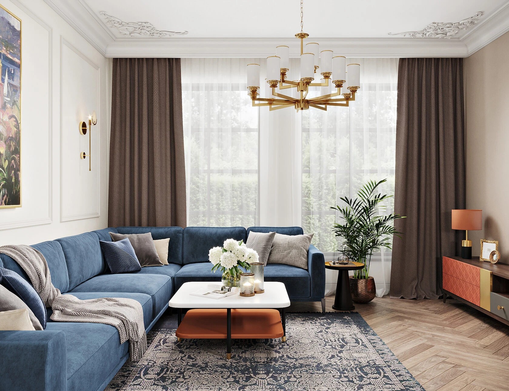 Тосканские ноты в интерьере северной столицы