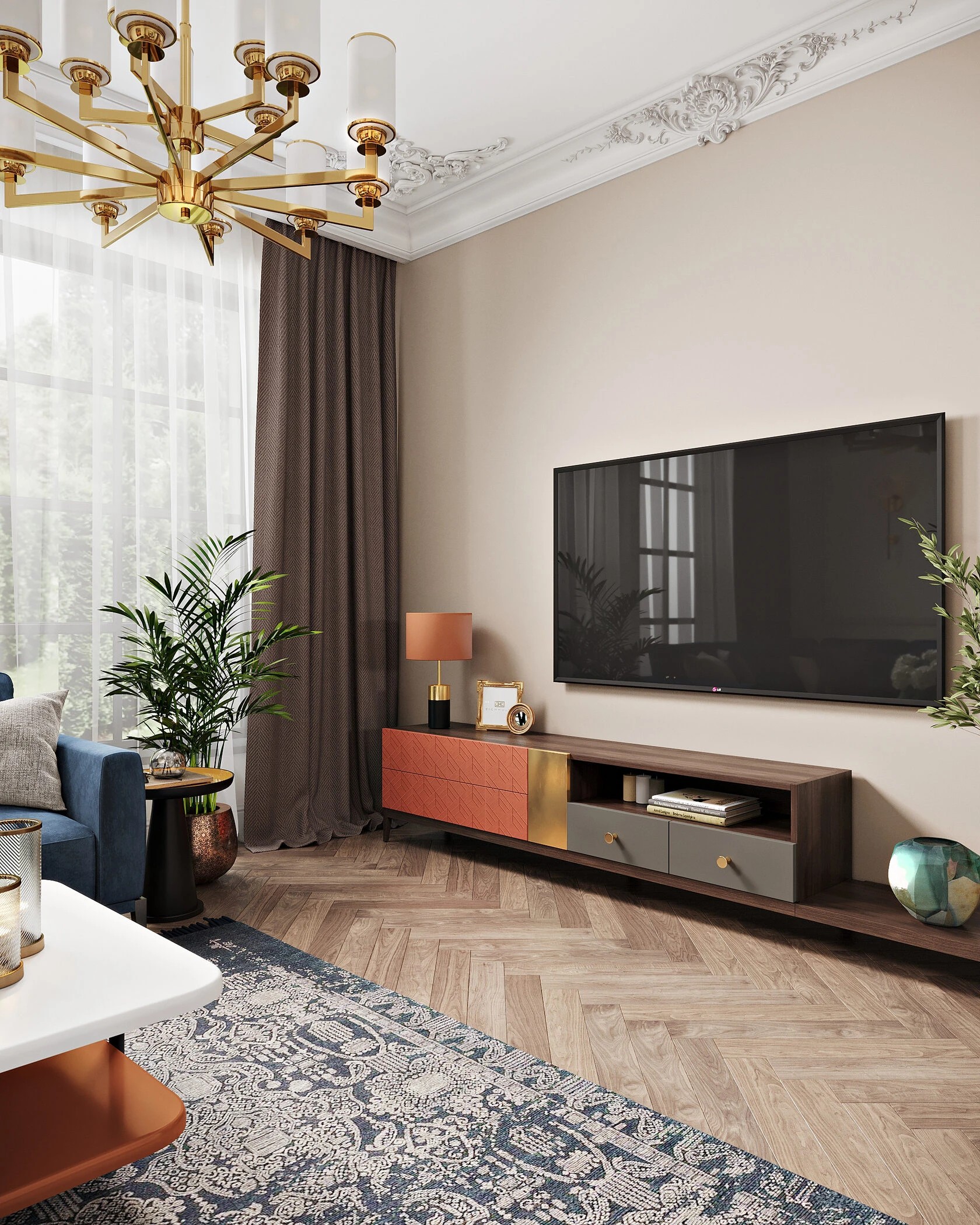 Тосканские ноты в интерьере северной столицы