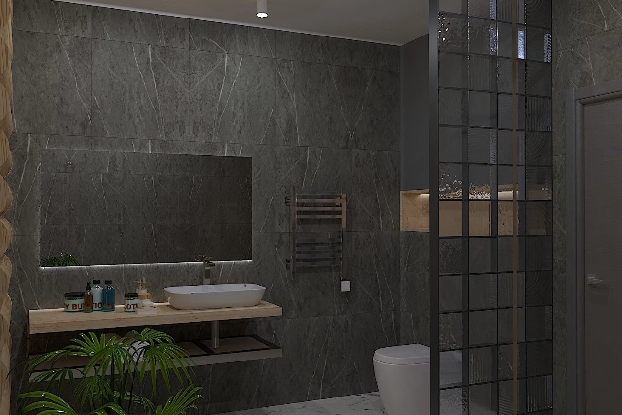 Загородный бревенчатый дом