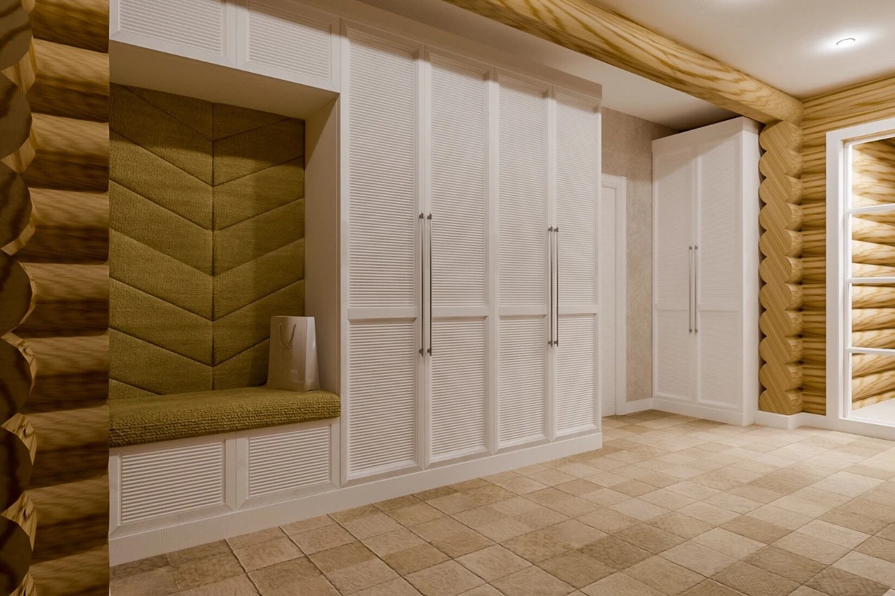 Загородный бревенчатый дом