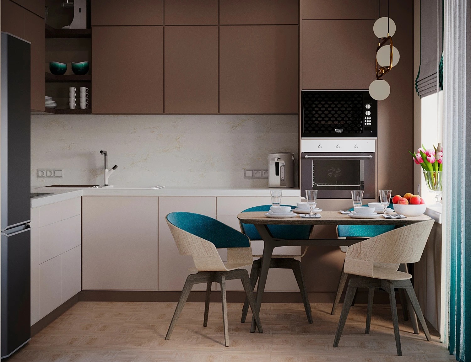 Гостиная, Кухня, Комната братьев