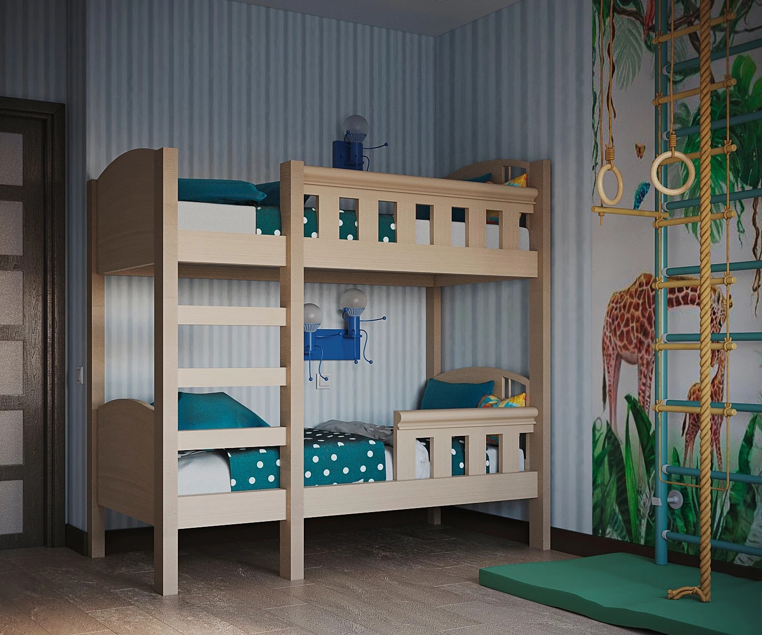 Гостиная, Кухня, Комната братьев