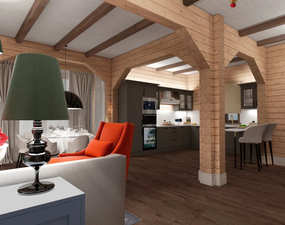 Деревянный дом в Подмосковье