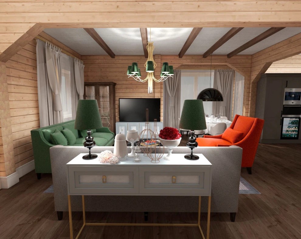 Деревянный дом в Подмосковье