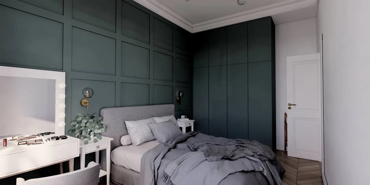 Трехкомнатная квартира в самом сердце Петербурга (Визуализация)