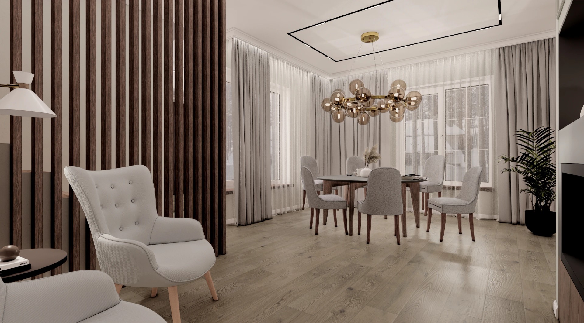 Проект загородного дома 1 этаж