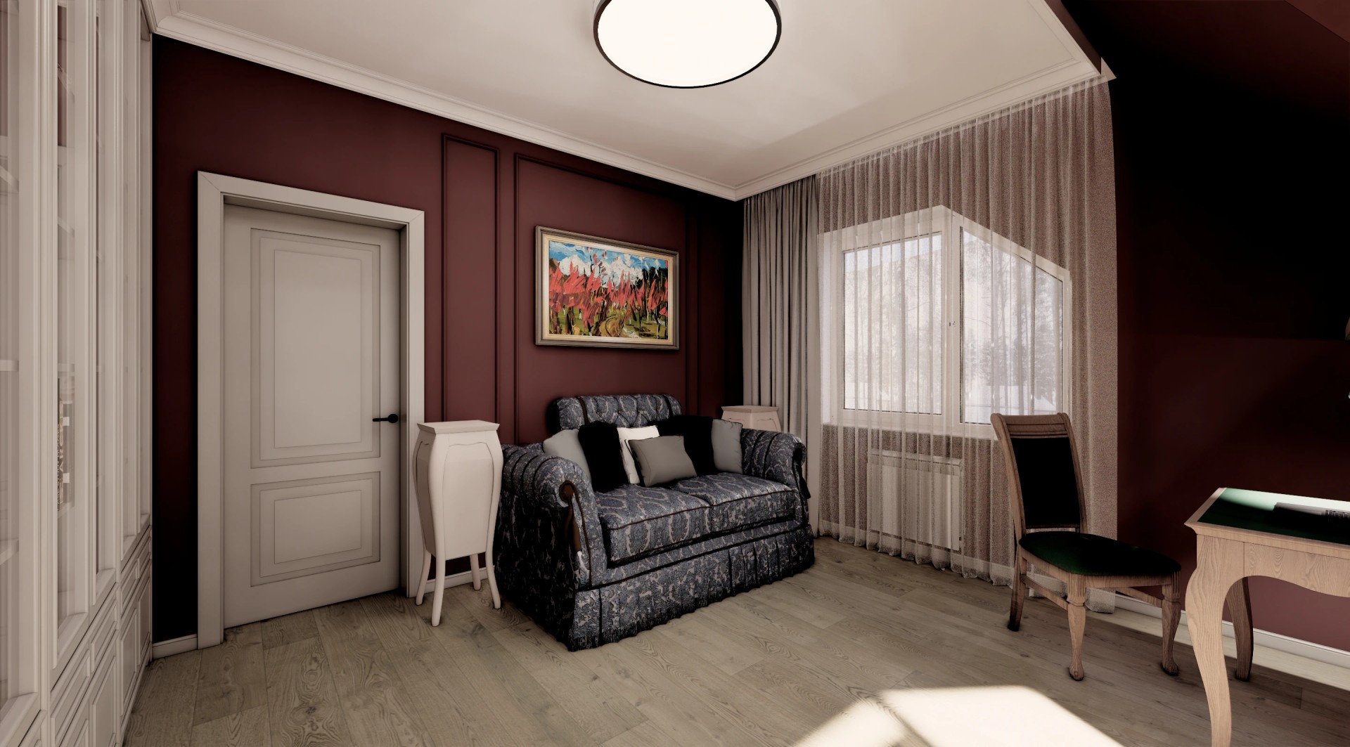 Проект загородного дома 2 этаж