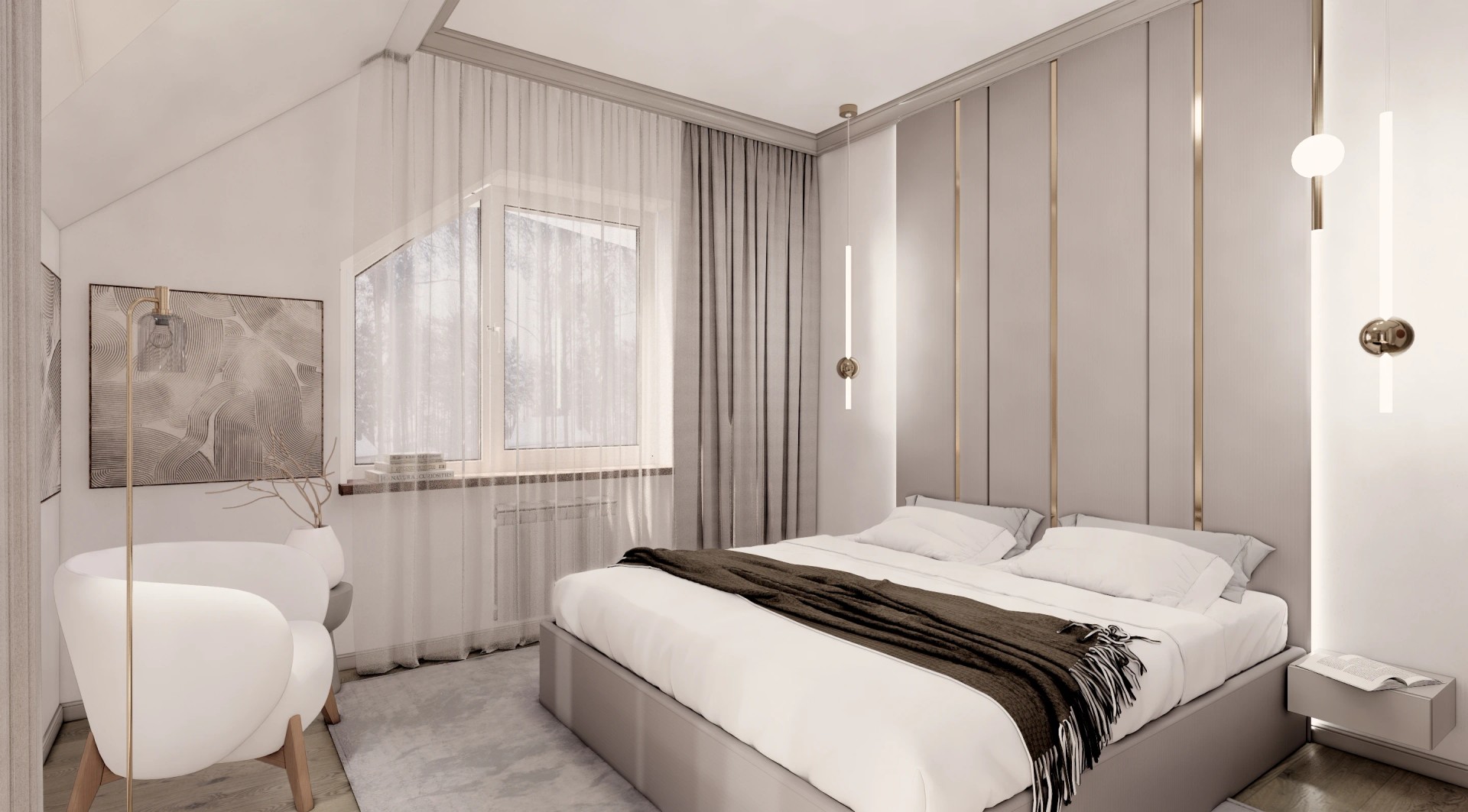 Проект загородного дома 2 этаж