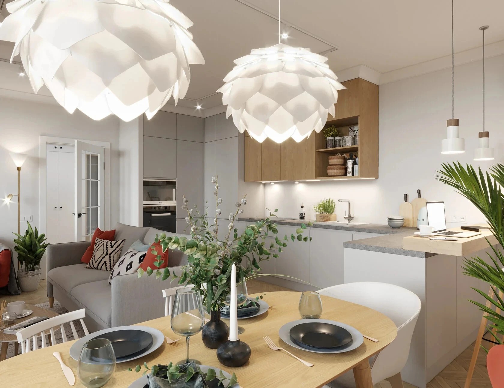 Квартира с террасой в ЖК «Палацио»