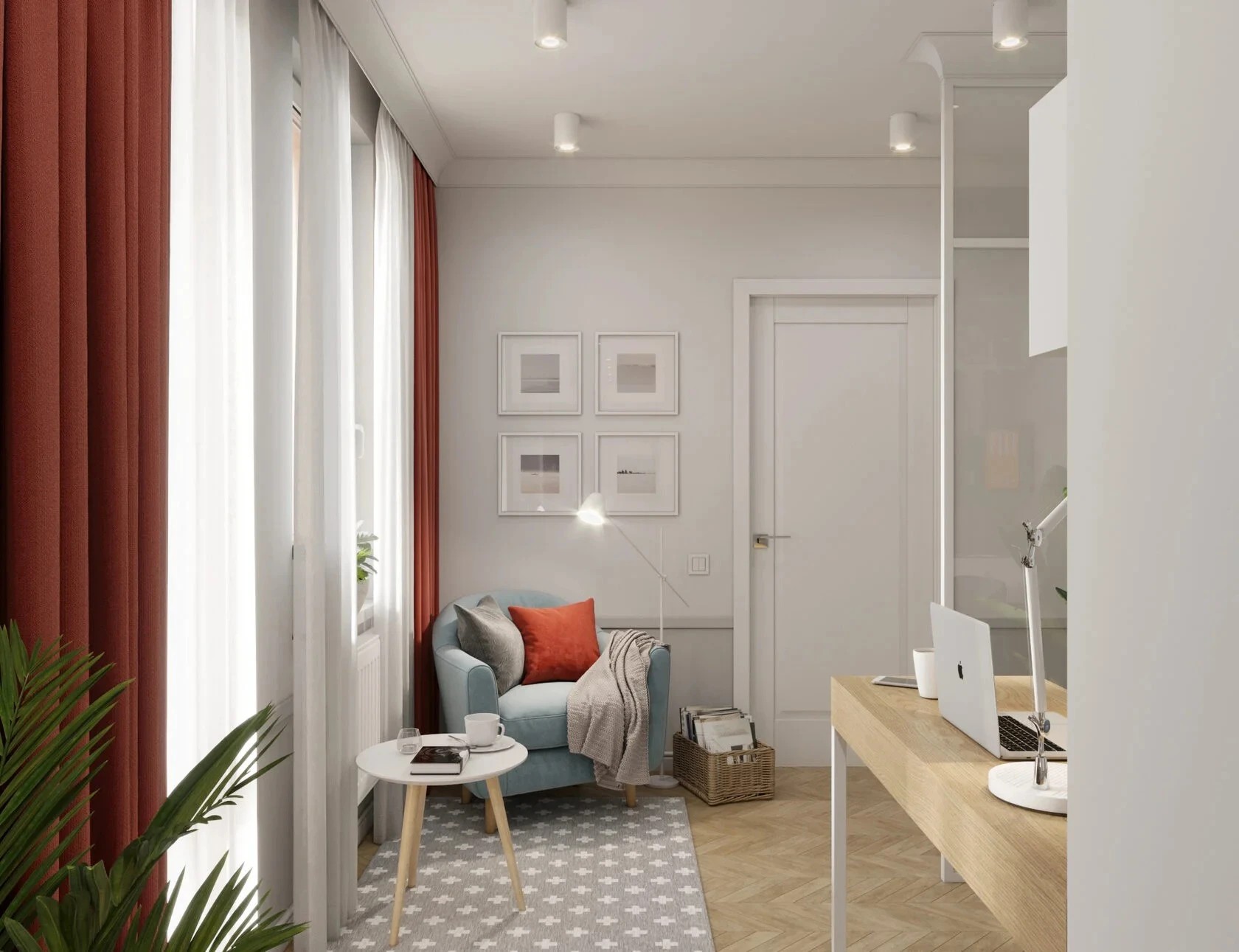 Квартира с террасой в ЖК «Палацио»