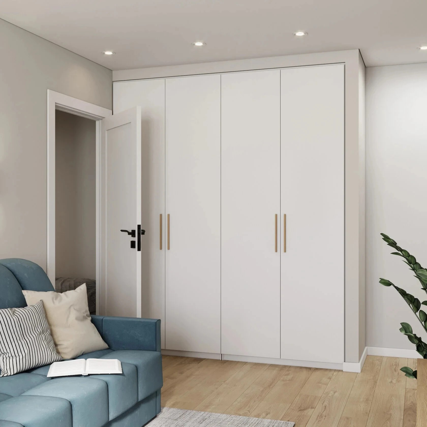 Компактная двухкомнатная квартира