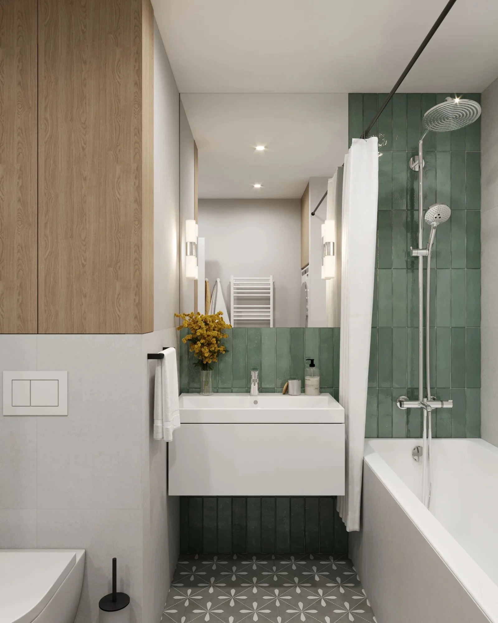 Компактная двухкомнатная квартира