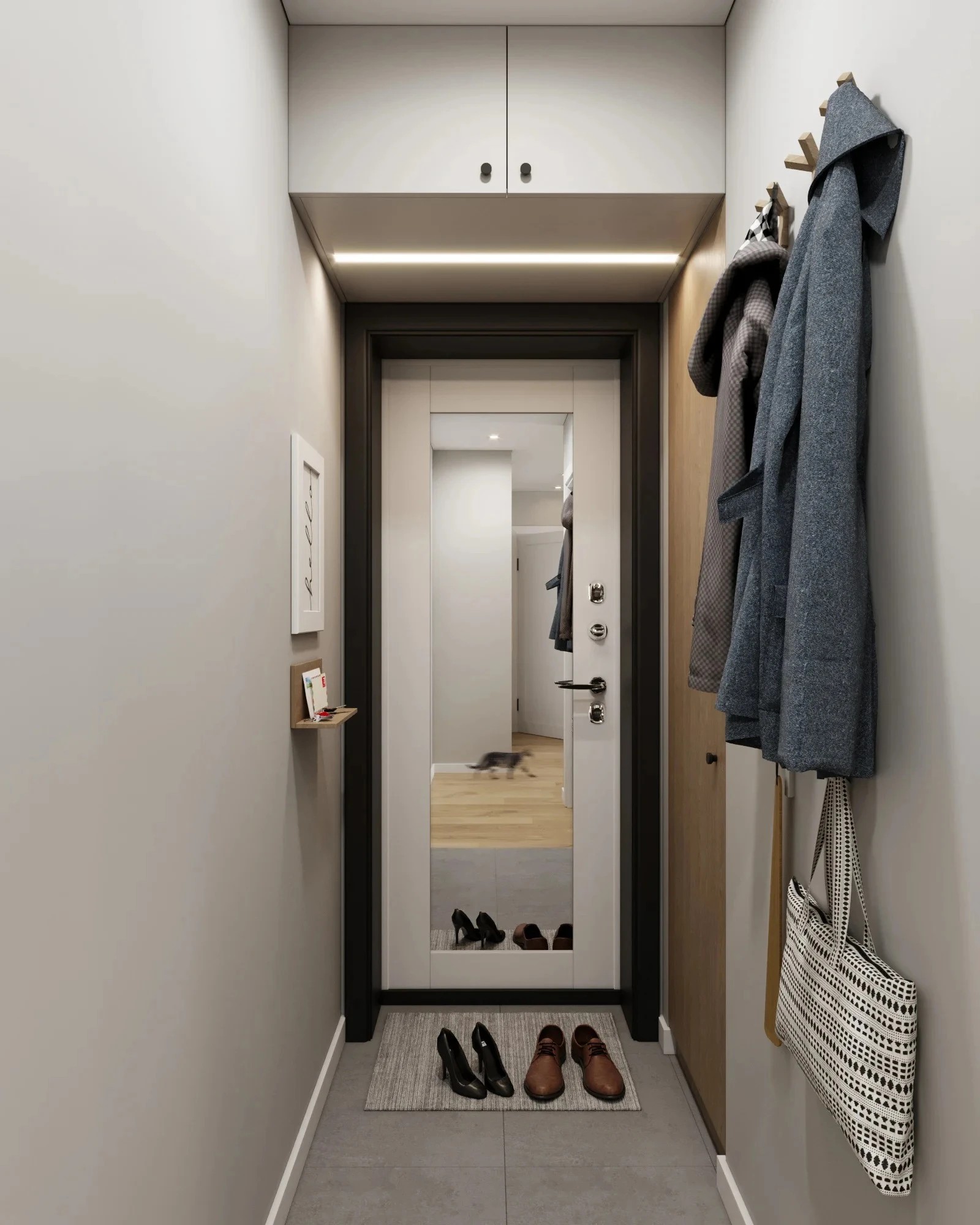 Компактная двухкомнатная квартира